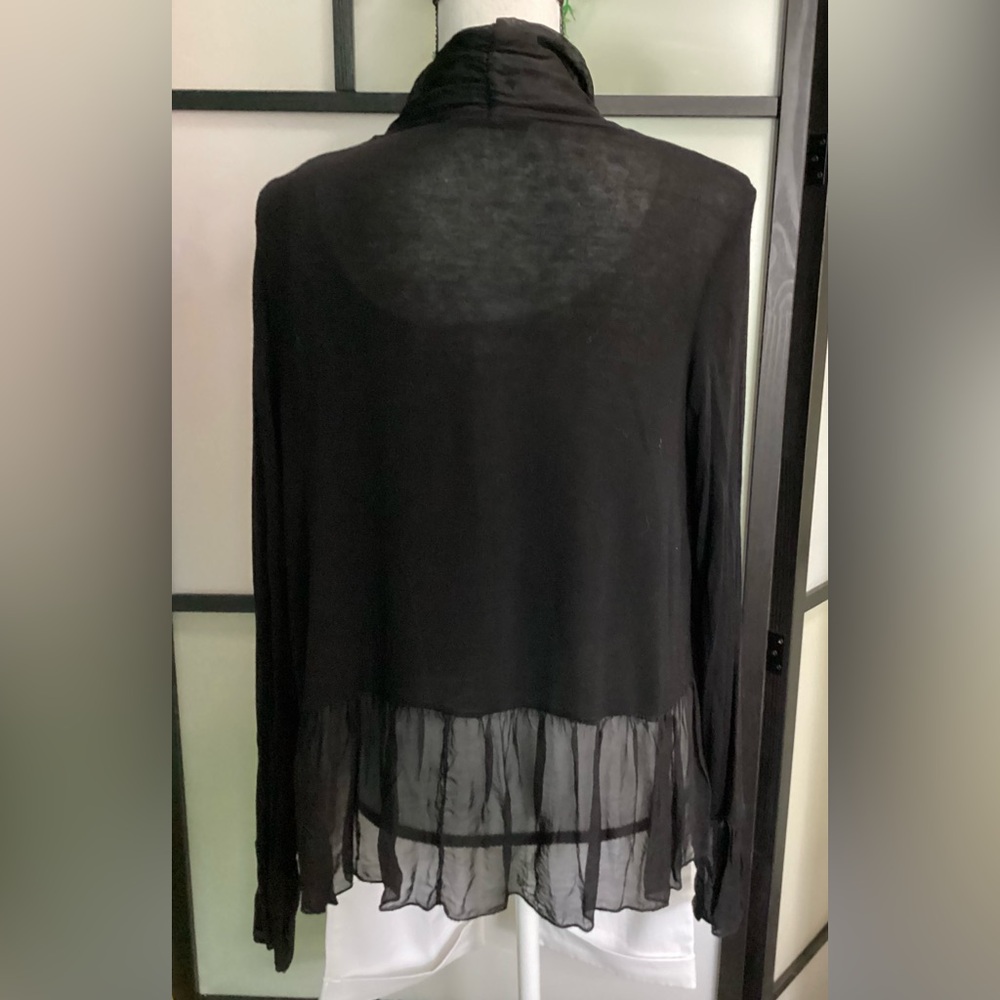 Prato Italia black elegant cardigan. Size S/M